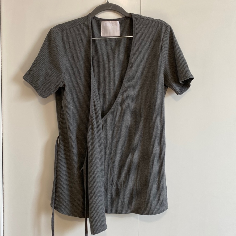 Cotton knit top M